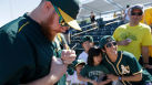 Illustration for article titled Oakland A's pitcher's girlfriend saves the day
